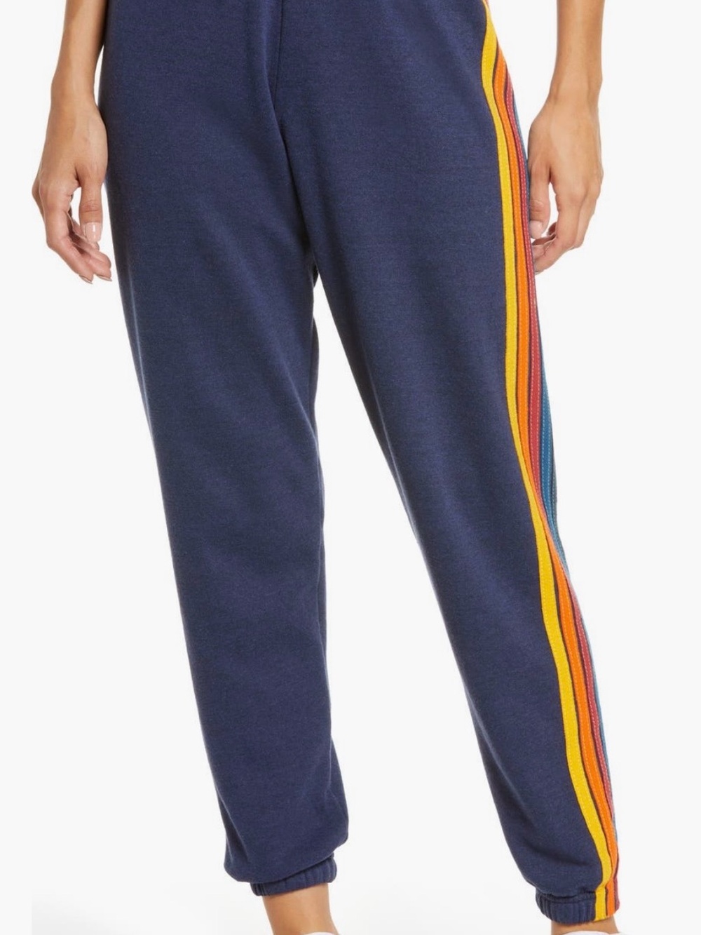 Aviator Nation
Stripe Sweatpants Navy Size S